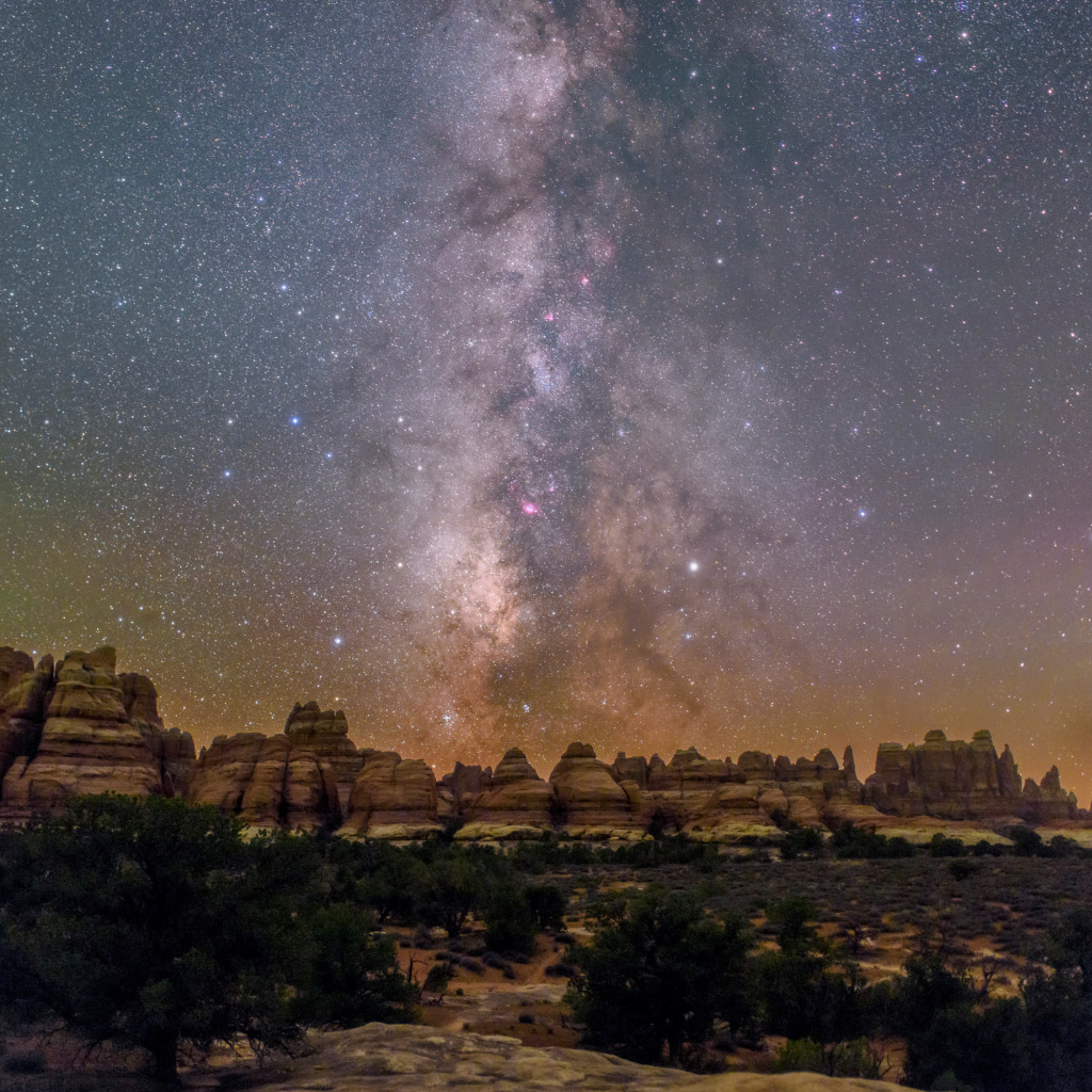 Milky Way over Canyonlands National Park, Utah, USA