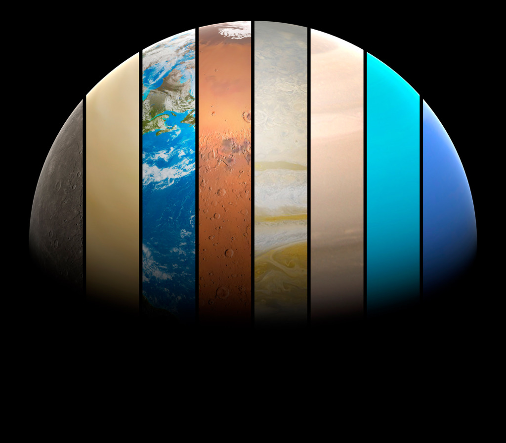 Planets as one, illustration