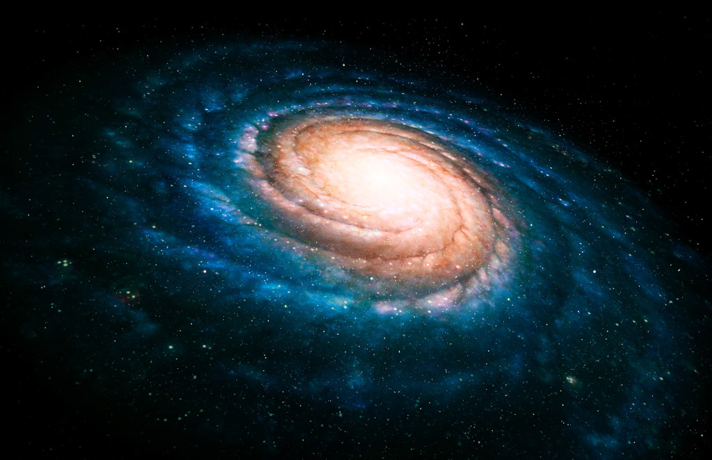Spiral galaxy, artwork