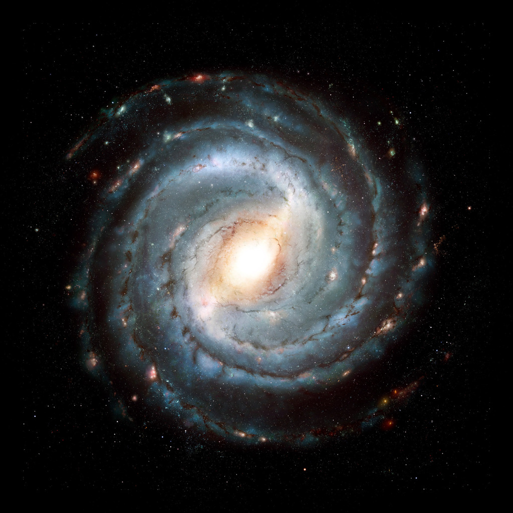 Milky Way galaxy, illustration