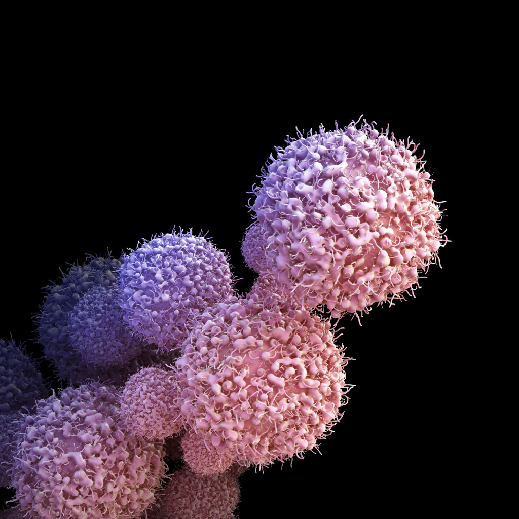 Cancer cells, illustration
