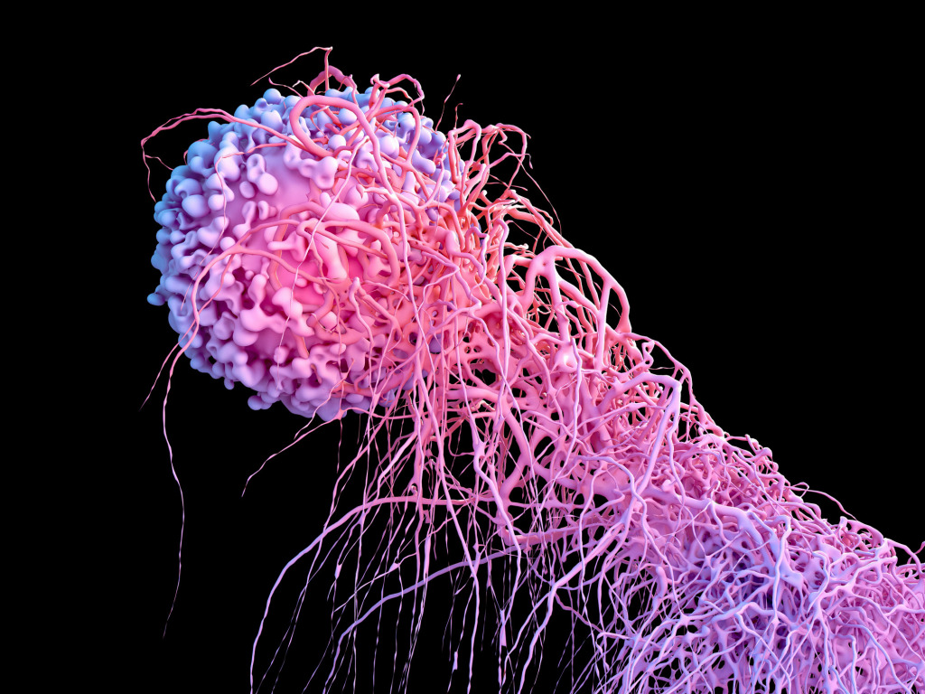 Cancer cell, illustration