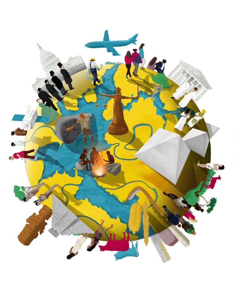 Civilisation, conceptual illustration