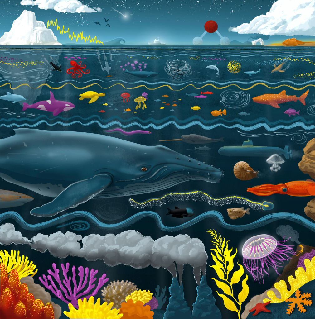 Oceans, conceptual illustration