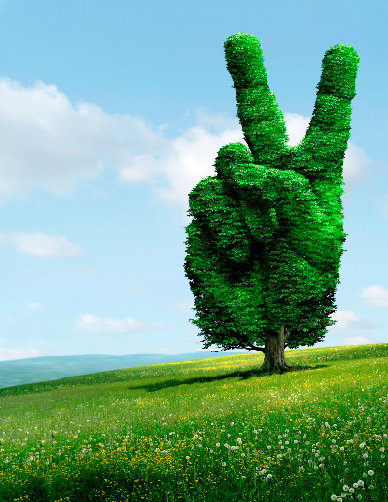 Environmentally friendly, artwork