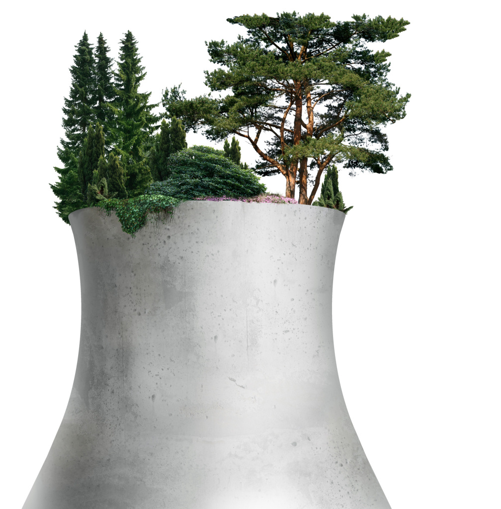 Green industry, conceptual image