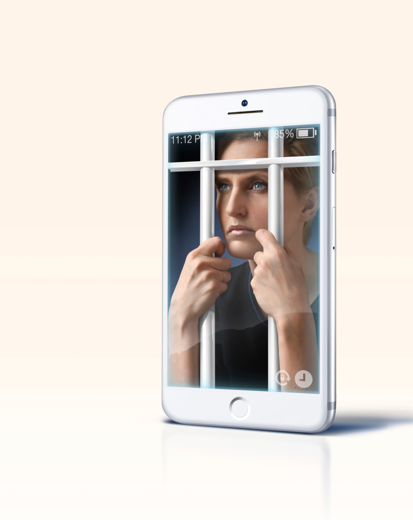 Psychology of mobile phones, conceptual image