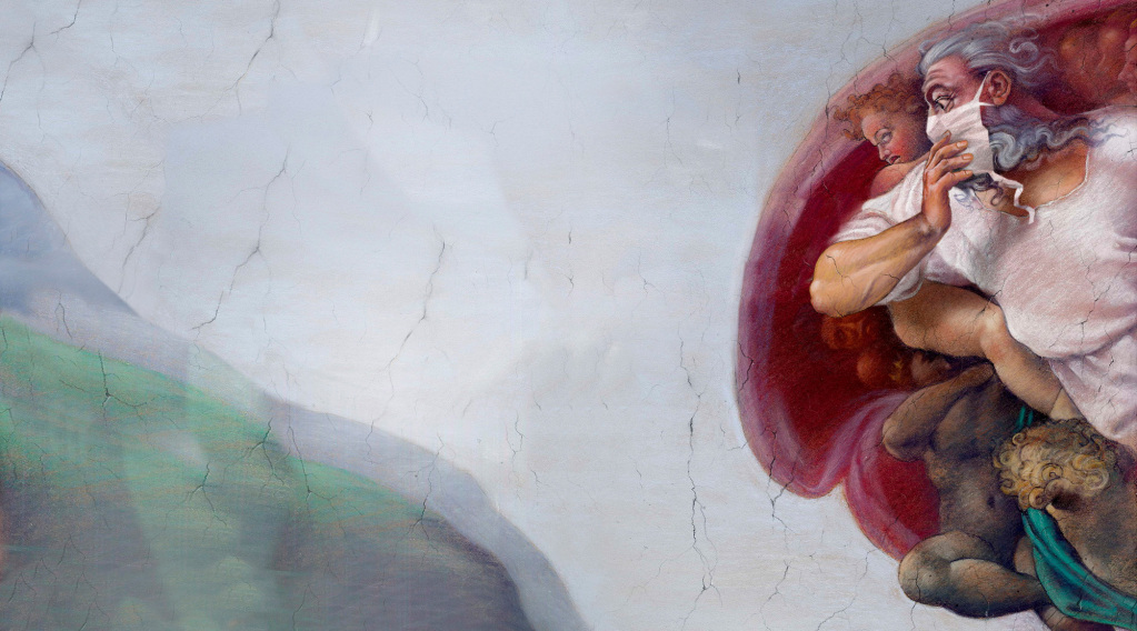 Infection control, conceptual illustration